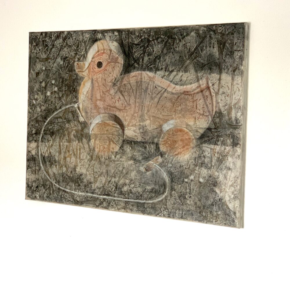Gabriele Dudys - "Entenholz"  aus der Serie 13 Leinwände und ihre Geschichten, Ansicht 3
