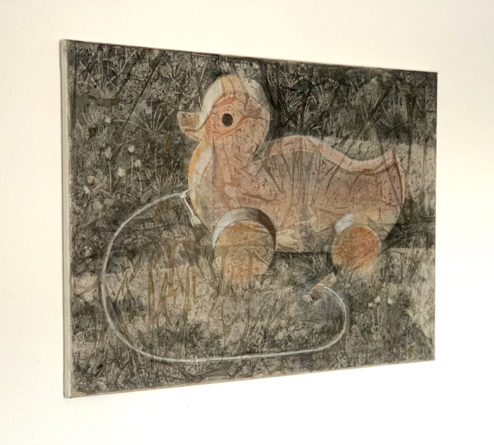 Gabriele Dudys - "Entenholz"  aus der Serie 13 Leinwände und ihre Geschichten, Ansicht 2
